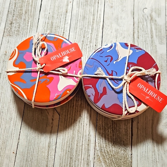 Opalhouse Coasters 2 four packs 8 total. - Picture 2 of 6